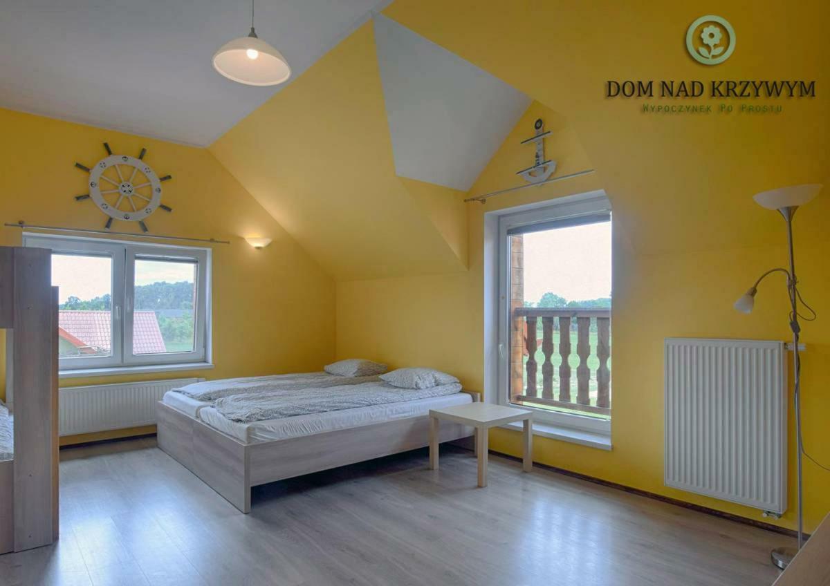 Dom Nad Krzywym - Prywatna Plaza, 2 Boiska, Sauna, Plac Zabaw Krzywe  Екстер'єр фото